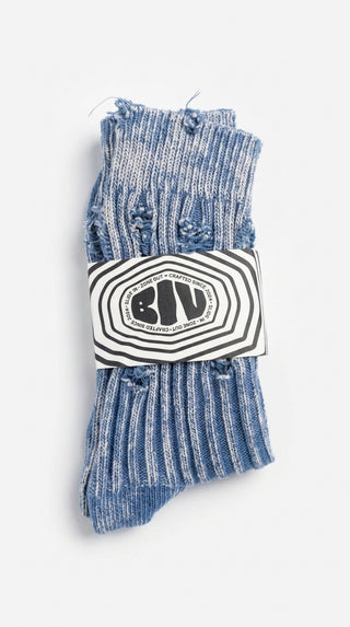 GT DISTRESSED RIB SOCKS