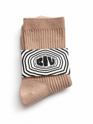 BIV SOCKS BROWNS