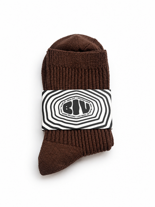 BIV SOCKS BROWNS