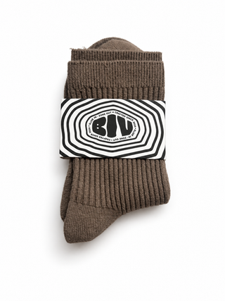 BIV SOCKS BROWNS