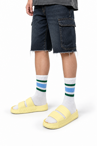 BIV SANDALS SUNBLEACHED YELLOW + GT SOCKS