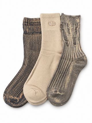 GT Socks Bundle-Distressed grey 3 pack